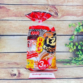 Mì Udon tươi Itsuki có kèm gói bột súp nước dùng 627G | Hàng Nhật Bản