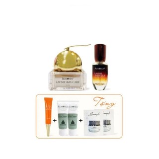 Almonds® combo dưỡng trắng da ban đêm sữa chua + tế bào gốc💯chính hãng