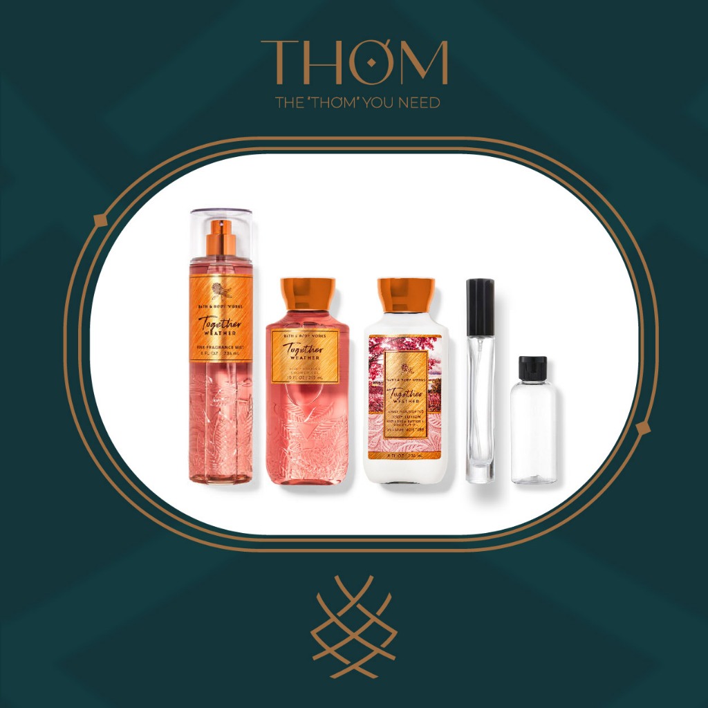 [5ML 10ML 33ML] TOGETHER WEATHER | Sản Phẩm Tắm Dưỡng Xịt Thơm Toàn Thân Bath & Body Works