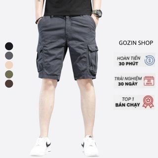 Quần Short Nam Kaki GOZIN Chất liệu Kaki co giãn Cao Cấp Dáng Hàn Quốc -JA02