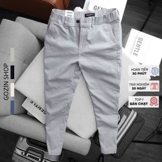 Quần Kaki Nam Form Slim Fit GOZIN Chất Vải Kaki Cotton Co Giãn thoáng mái JA20