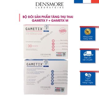 Bộ Đôi Sản Phẩm Tăng Thụ Thai Gametix F + Gametix M [Nhập Khẩu Chính Hãng]