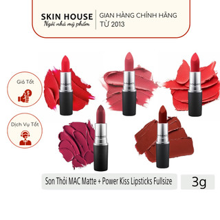 Son Thỏi Lì Mac Matte Lipstick 3G Mịn Lì Môi