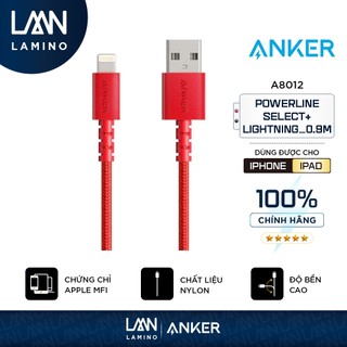 Cáp sạc anker powerline select+ usb a to l dài 0.9m - a8012