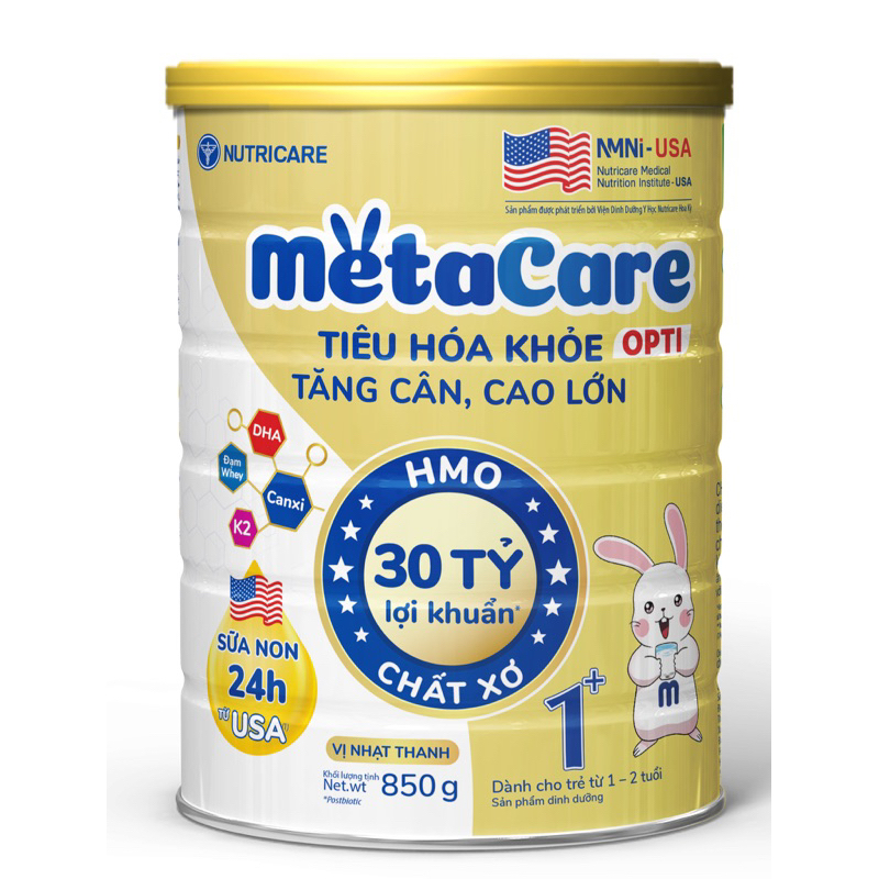 Sữa Nutricare Metacare Opti 1+ vàng loại 850gam (Date T11/2026)