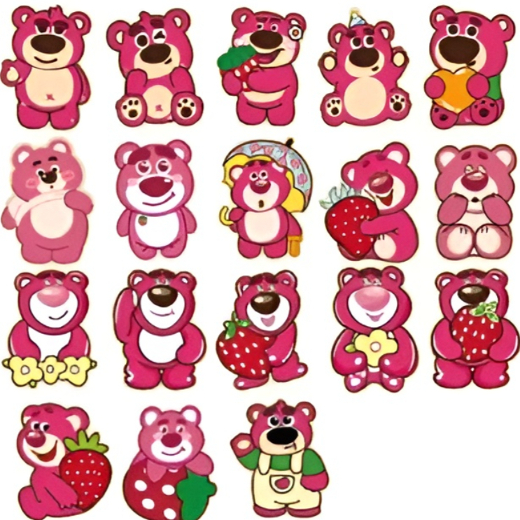 Bao Lì Xì Chibi Gấu Dâu 2024 Cute