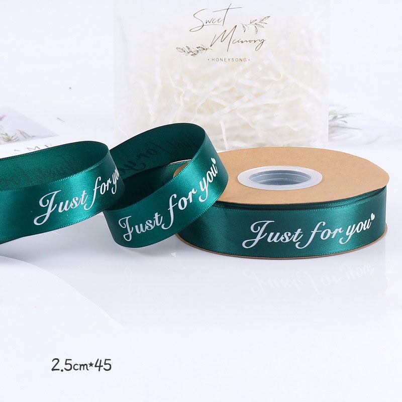 Dây Ruy Băng Lụa Chữ ❤️JUST FOR YOU❤️