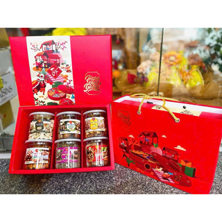  set quà tết 6 loại hạt dinh dưỡng cao cấp 2024 