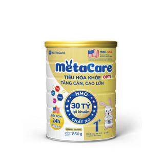 Sữa bột metacare opti vàng 1+ lon 850g chính hãng