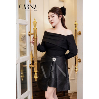 MIA - Đầm liền dự tiệc trễ vai trẻ trung sang trọng - CARNA