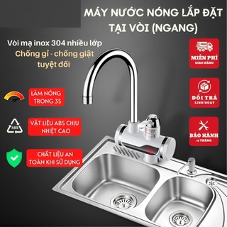 Vòi nước nóng lạnh trực tiếp mini tiện ích dùng thay bình nóng lạnh gián tiếp