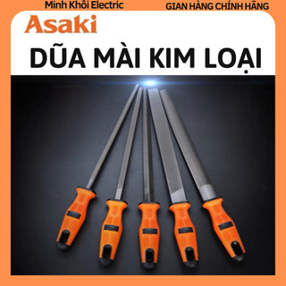 Dũa mài kim loại Asaki thép nguyên khối,giũa sắt mịn, dũa bán nguyệt,dũa dẹp,giũa tròn,dũa tam giác,bộ giũa sắt,bộ dũa