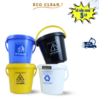 Xô đựng rác thải y tế đạt tiêu chuẩn của bộ y tế 5 Lít