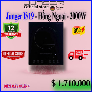 Bếp hồng ngoại junger is-19 - is19 - 2000w , bảo hành chính hãng 1 năm