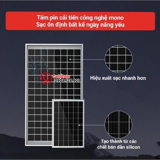 Đèn Pha Năng Lượng Mặt Trời 100W