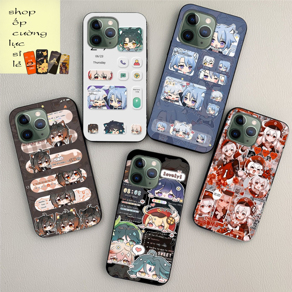 ốp lưng Iphone 11 Pro/ ip 11 Pro max in hình Genshin Impact chibi