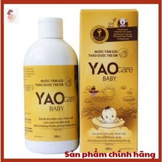 Nước tắm gội thảo dược YAOCARE BABY chống rôm sảy