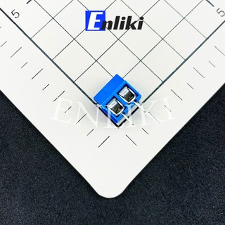 Cầu đấu dây domino xanh dương kf301 2p 5mm