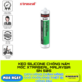 Keo silicone chống nấm mốc nhà tắm, nhà vệ sinh , phòng sạch xtraseal malaysia sn-505, 300g, chính hãng