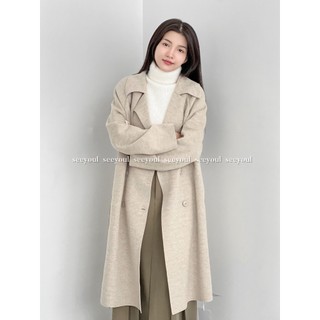 Áo manto dạ ép form dài-4605