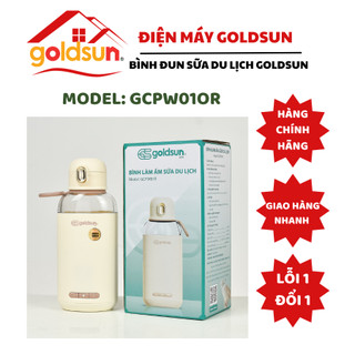 Bình đun sữa du lịch Goldsun GCPW01OR, giúp hâm sữa,nước chuẩn nhiệt độ, hỗ trợ mẹ bảo vệ dinh dưỡng của sản phẩm