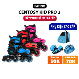 Giày patin trẻ em CENTOSY KID PRO K2 - 3 màu đỏ/ hồng/ xanh