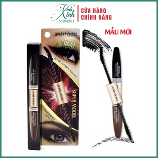 [HÀNG CHÍNH HÃNG]Mascara không thấm nước dày & tơi mi 2 đầu Sivanna Colors 6X