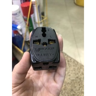 Ổ cắm đầu trâu 3 ngả chính hãng vinakip