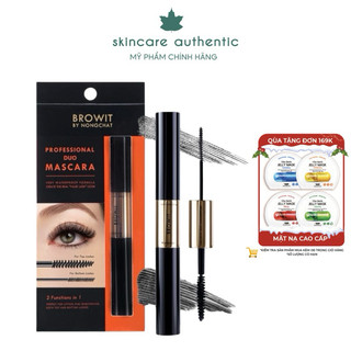 Mascara NongChat Browit Professional Duo 2 Đầu Sexy Black