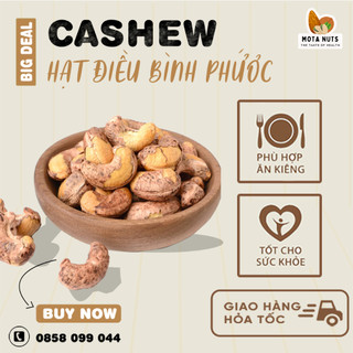 Hạt điều rang muối nguyên lụa Bình Phước - 500gr - Hàng chọn loại 1