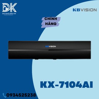 Đầu Ghi Camera KBVision 4 Kênh KX-7104SD6 thay thế qua KX-7104Ai 5-in-1 - Hàng Chính Hãng - Vỏ Sắt