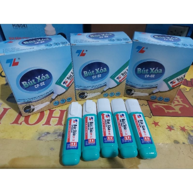 Combo 5 chiếc Bút xoá Thiên Long CP-02 12ml