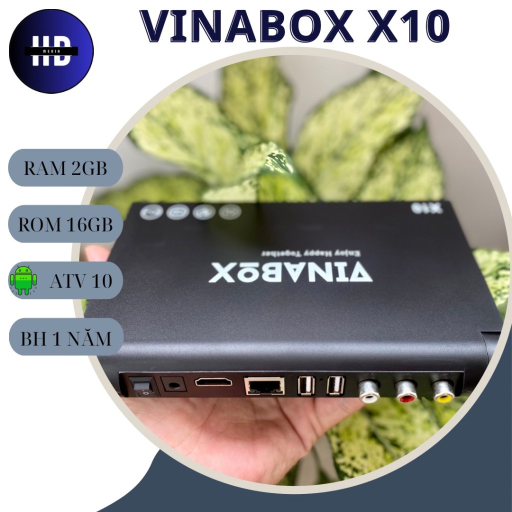 VINABOX X10 - MẪU TV BOX VINABOX MỚI NHẤT NĂM 2024 ANDROID 10 SIÊU MƯỢT
