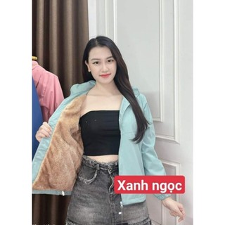 Áo gió nữ lót lông hàng chất lượng cam kết