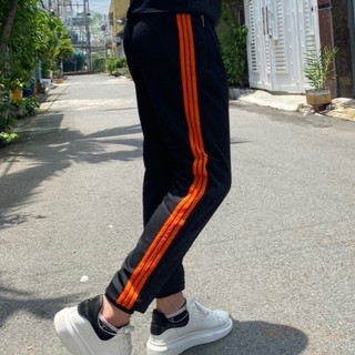 Quần thể thao nam nỉ Poly dày dặn 3 sọc Quần Jogger 3 lines