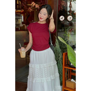 [RÁCH STORE] Áo Thun - 826 - Nhún 2 Bên - Tay Cộc