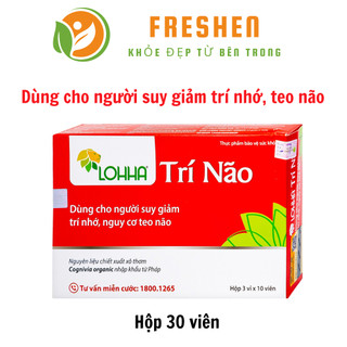 LOHHA TRÍ NÃO - Hỗ Trợ Giảm Các Triệu Chứng Sa Sút Trí Tuệ, Teo Não