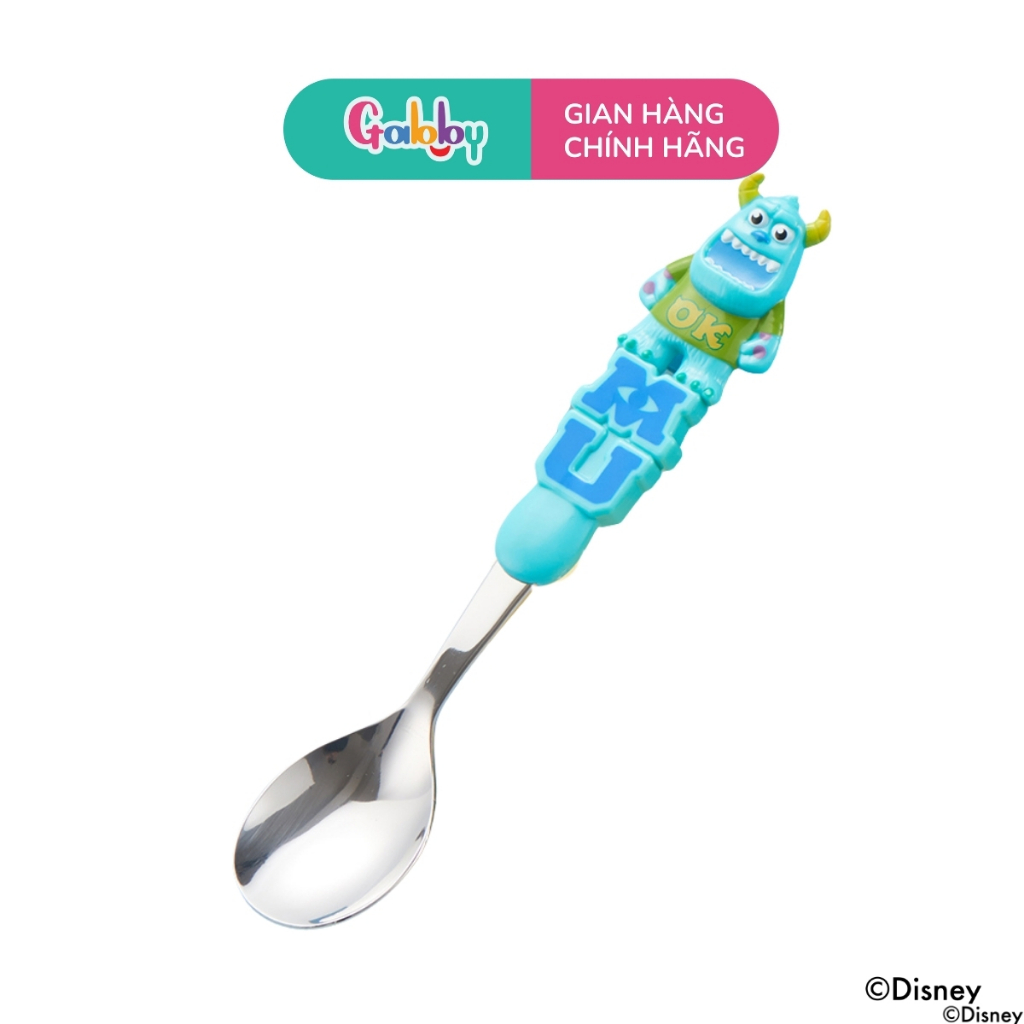 Muỗng Ăn OASIS PARK Inox Cán Nhựa 3D Hình Nhân Vật Disney