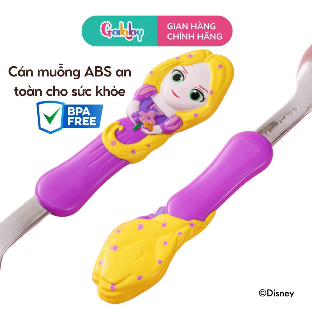 Muỗng Ăn OASIS PARK Inox Cán Nhựa 3D Hình Nhân Vật Disney