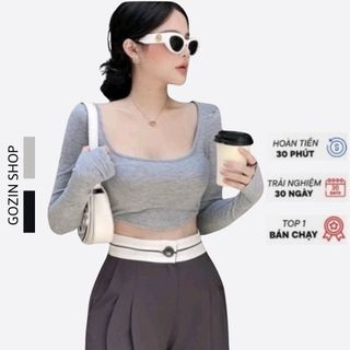 Quần Suông Ống Rộng GOZIN.SHOP Cạp Phối Đen Trắng Lưng Cao Chất Vải Ruby Cao Cấp