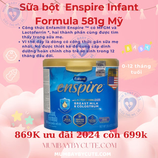 Sữa Enfamil Enspire Infant Formula 581g