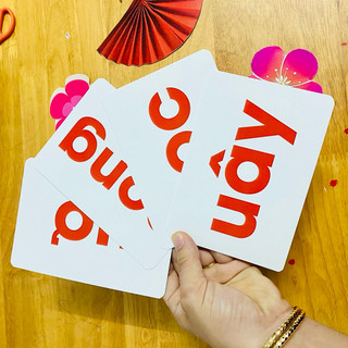 CHỮ CÁI Âm vần NGUYÊN ÂM PHỤ ÂM thẻ học thông minh thế giới xung quanh