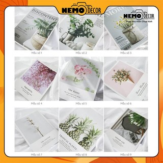Bìa tạp chí chụp ảnh Size nhỏ chụp ảnh thời trang, decor chụp hình