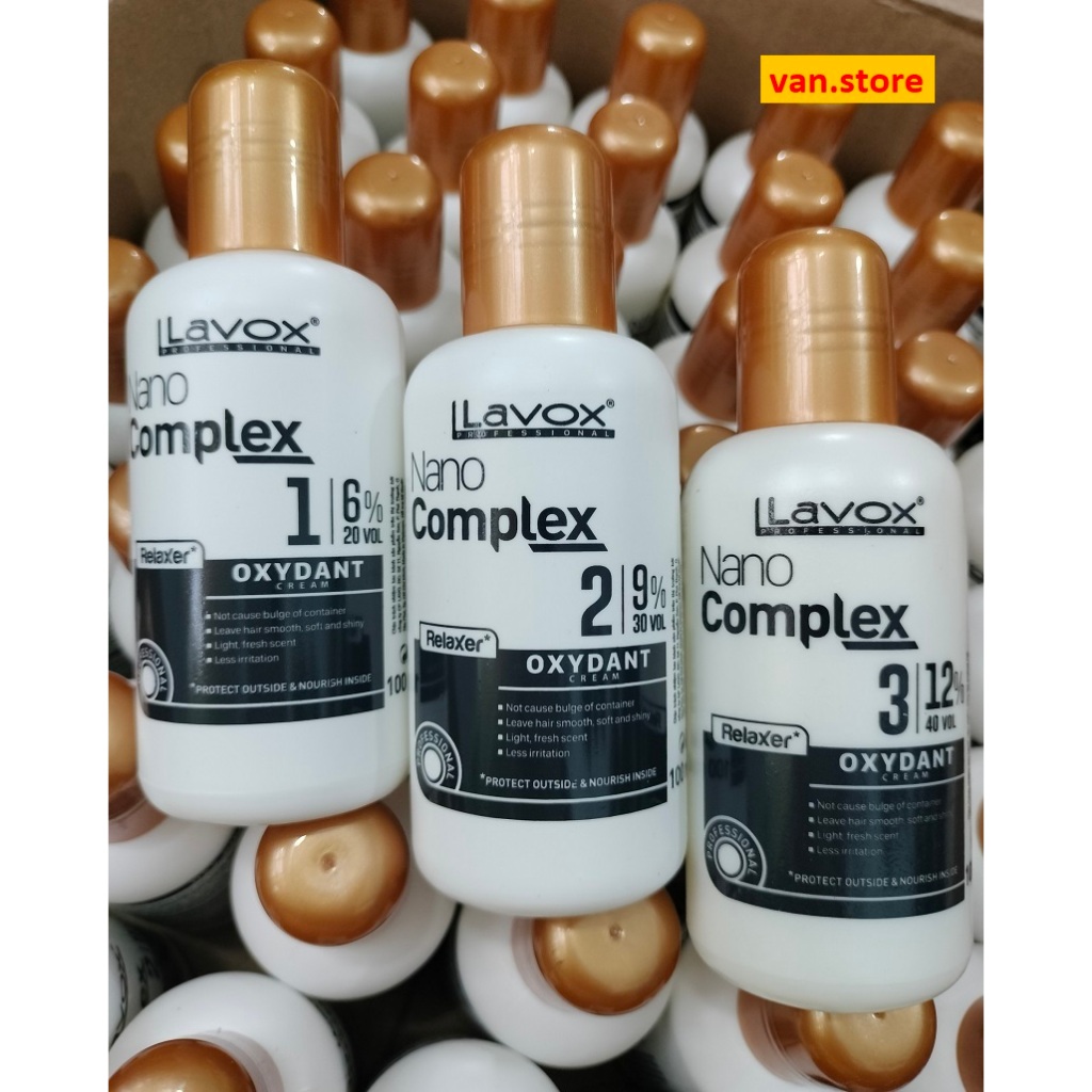 Oxy Siêu Dưỡng Trợ Nhuộm Tóc Lavox Nano Complex 100ml / Lavox Quickolor 100ml