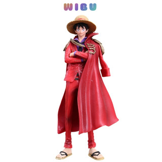 Mô hình One Piece luffy mũ rơm áo choàng đỏ bản kỉ niệm 20 năm cao 25cm , figure mô hình one piece , mô hình giá xưởng