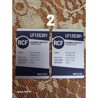 2 tem dán từ loa rcf, bộ tem BMB