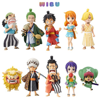  Mô hình One Piece Wano Luffy Zoro Sanji Nami Choper Usopp Law Kin'emon Sư Tử vàng Otama figure mô hình anime 