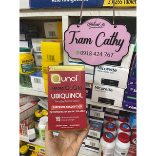 Viên uống Qunol mega coq10 mỹ bổ tim mạch