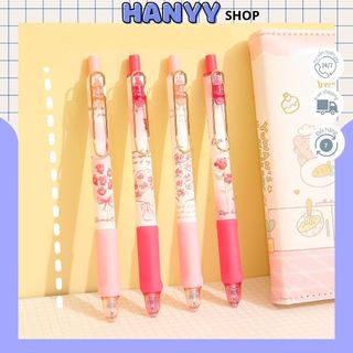 Set 4 Bút Mura Roses M-8930 Ngòi 0.5mm Mực Gel Đen - Thanh Cài