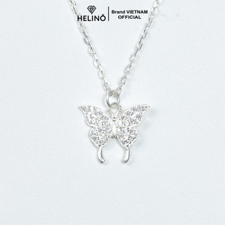 Dây chuyền bạc nữ HELINO hình bướm đính đá Butterfly trang sức phụ kiện thời trang tinh tế C08